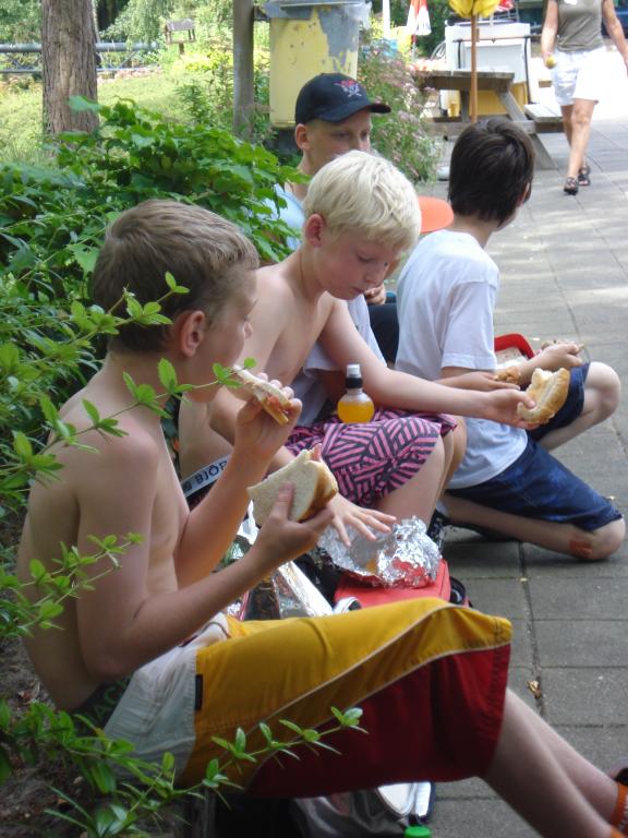 Even pauze tussen de oefeningen door